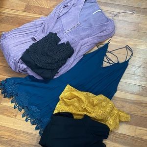 Free People lot. All size extra small.